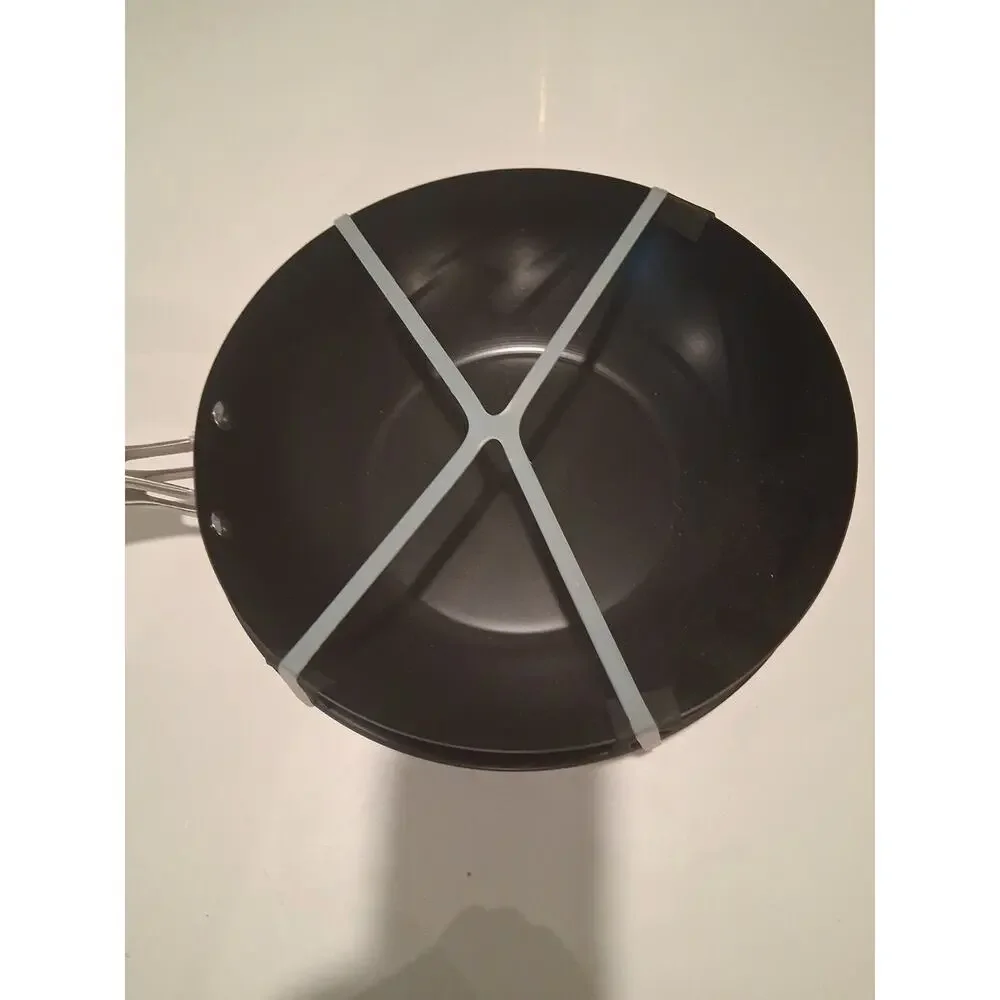Nordic Ware 2-Piece Nonstick Divided Cookware Set Deep Sauté Pan & Skillet